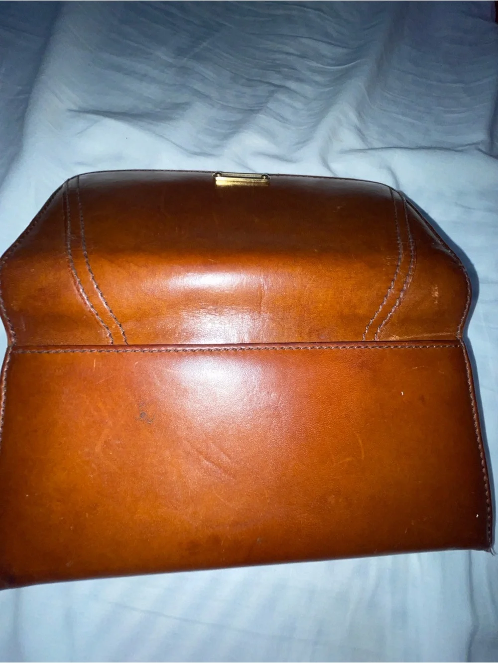 Burberry Leather Continental Wallet - Brown